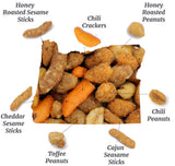 Oregon Farm Fresh Snacks Blazing Trail Sweet & Spicy Mix - Assortment of Tasty Nuts and Crunchy Crackers - Healthy and Satisfying Snack - Great