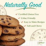 Heartland Gourmet - Gluten Free Chocolate Chip Cookie Mix - Soft and Chewy - Certified Gluten Free - All Purpose - Safe for Celiac Diet