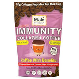 Made by Nature Immunity Collagen Protein Coffee | 30 Servings | Colombian Coffee | 10g Protein | Collagen Peptides | Skin, Joint, Muscle Support |