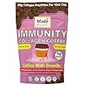 Made by Nature Immunity Collagen Protein Coffee | 30 Servings | Colombian Coffee | 10g Protein | Collagen Peptides | Skin, Joint, Muscle Support |