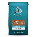 Caribou Coffee, Medium Roast Ground Coffee, 100% Arabica Coffee - Caribou Blend 20 Ounce Bag