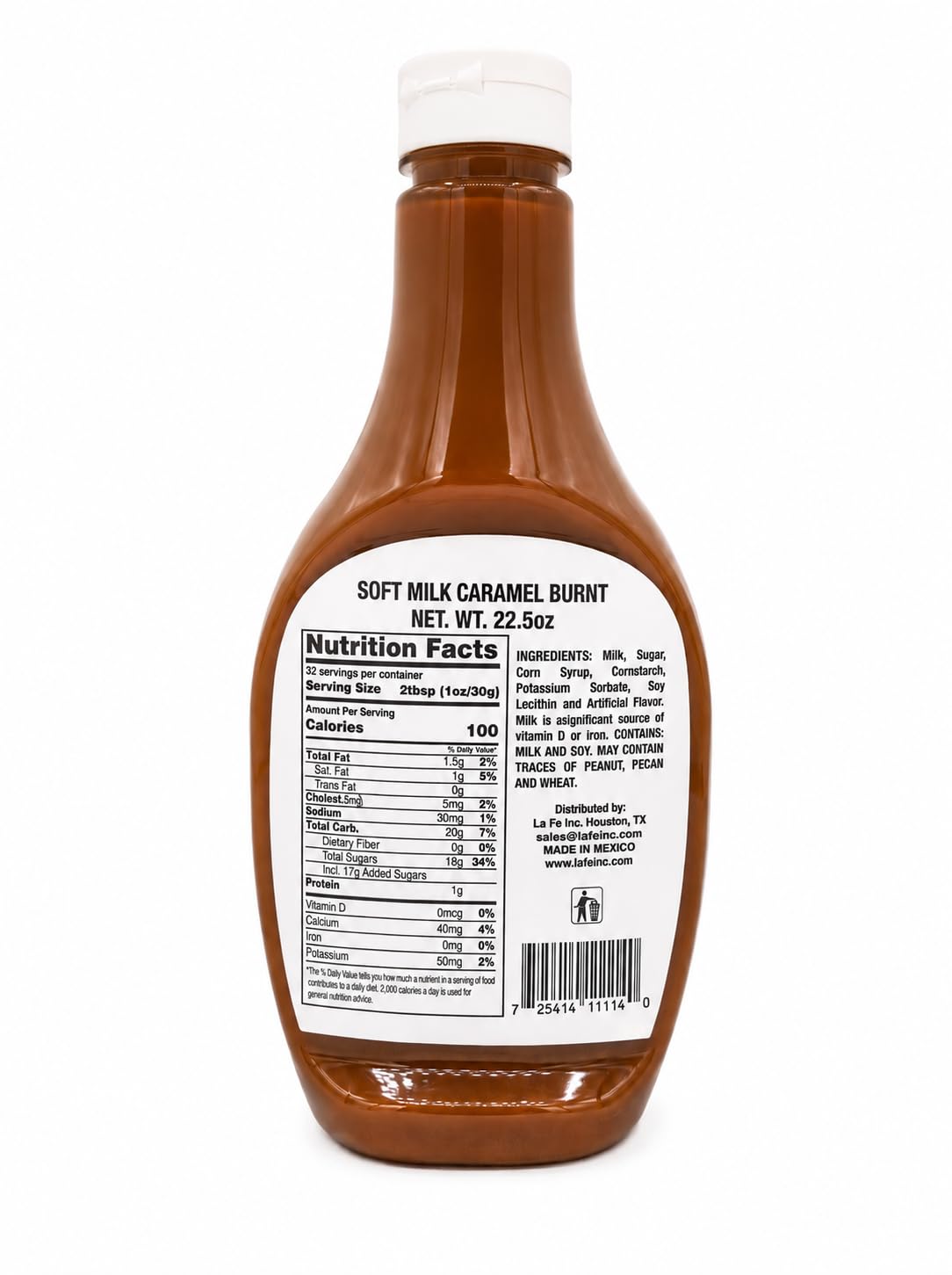 La Zagala Soft Milk Caramel Cajeta, Mexican Dessert Spread, Quemada Flavor, 22.5 oz, Pack of 3