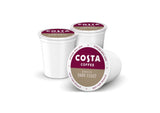 Costa Coffee Pods Dark Roast, Signature Blend Single-Serve Pods (10 Count), Smooth & Nutty 100% Arabica Beans, Compatible with Pod Brewers