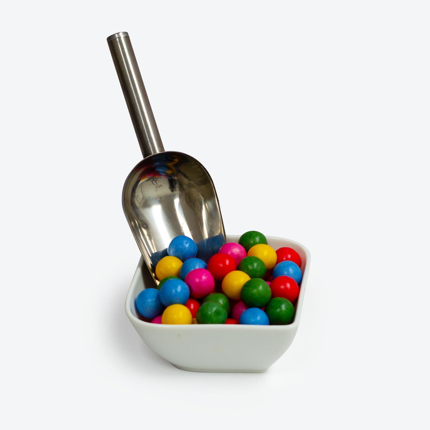 Lalees Bulk Gumball Tubes - Approx. 475 Pieces - Wholesale 25 Pounds Rainbow Gumball Tubes - Chewing Candy For Sporting Events, Carnivals, Business