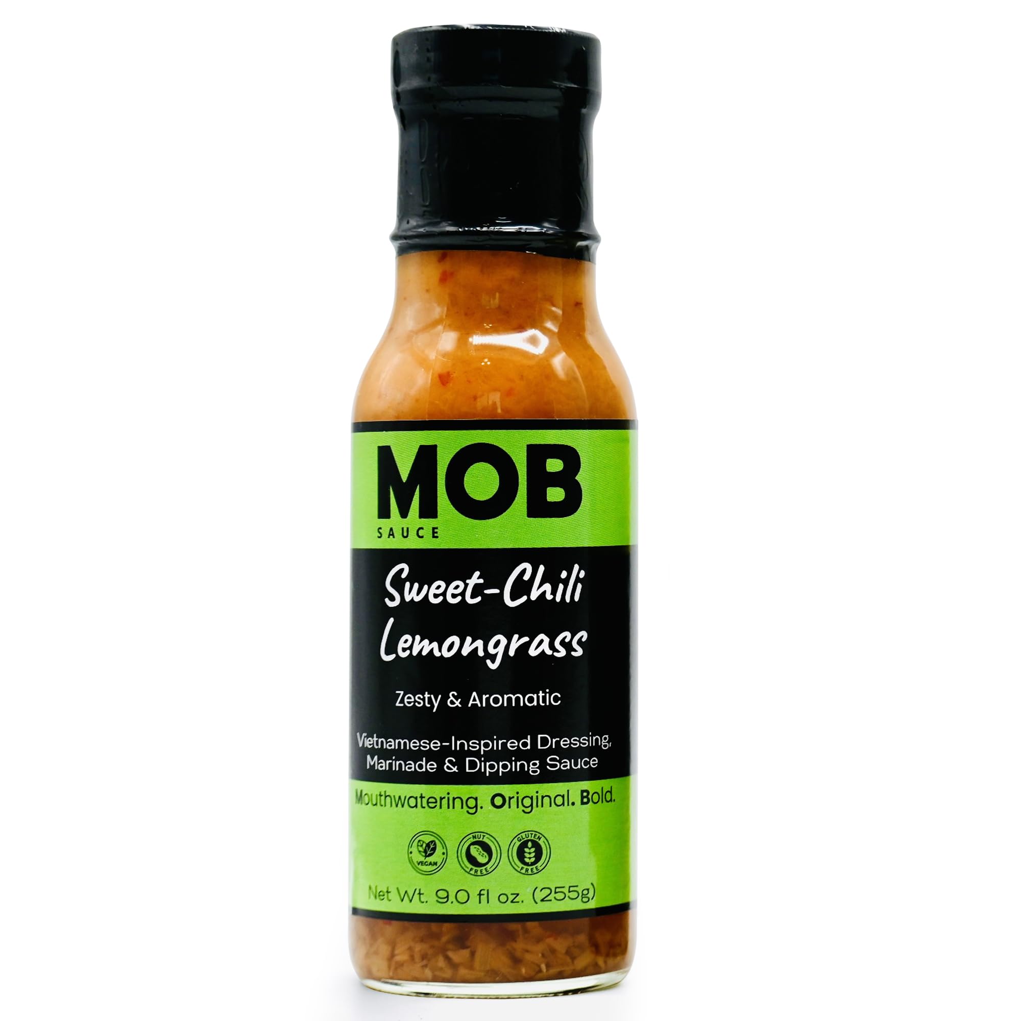 MOB Sauce Sweet-Chili Lemongrass - Zesty & Aromatic Dressing, Marinade and Dipping Sauce That’s Vegan, Gluten-Free with Natural Ingredients Free