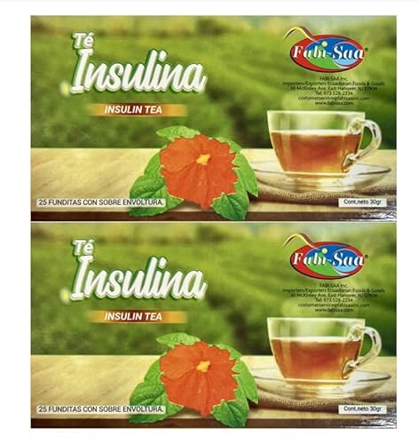 Fabi Saa Te Insulina 25 Tea Bags-2 PACK (50 Tea Bags)