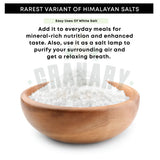 Himalayan White Salt Coarse Crystals by Granary Mart - Rich in Trace Minerals - Ideal for Grinder - Gourmet Grade - Unrefined & Natural - Affordable