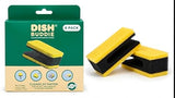 Dish Buddie Kitchen Sponge for Washing Dishes 2X Faster. Easy Grip. Dish Sponges Wash Both Sides of Dishes Simultaneously Safely Wash Knives. (8