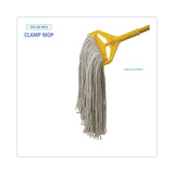Boardwalk Premium Cut-End Wet Mop Heads, Cotton, 20oz, White, 12/Carton