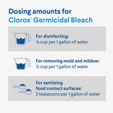 Clorox 32293 Germicidal Bleach, Concentrated, 81-oz. - Quantity 66