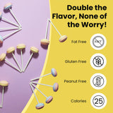 Smarties Double Lollies - Gluten Free, Peanut Free, Fat Free Assorted Fruity Flavors Lollipops - Low Calorie Perfect for Birthdays, Parties - Made by