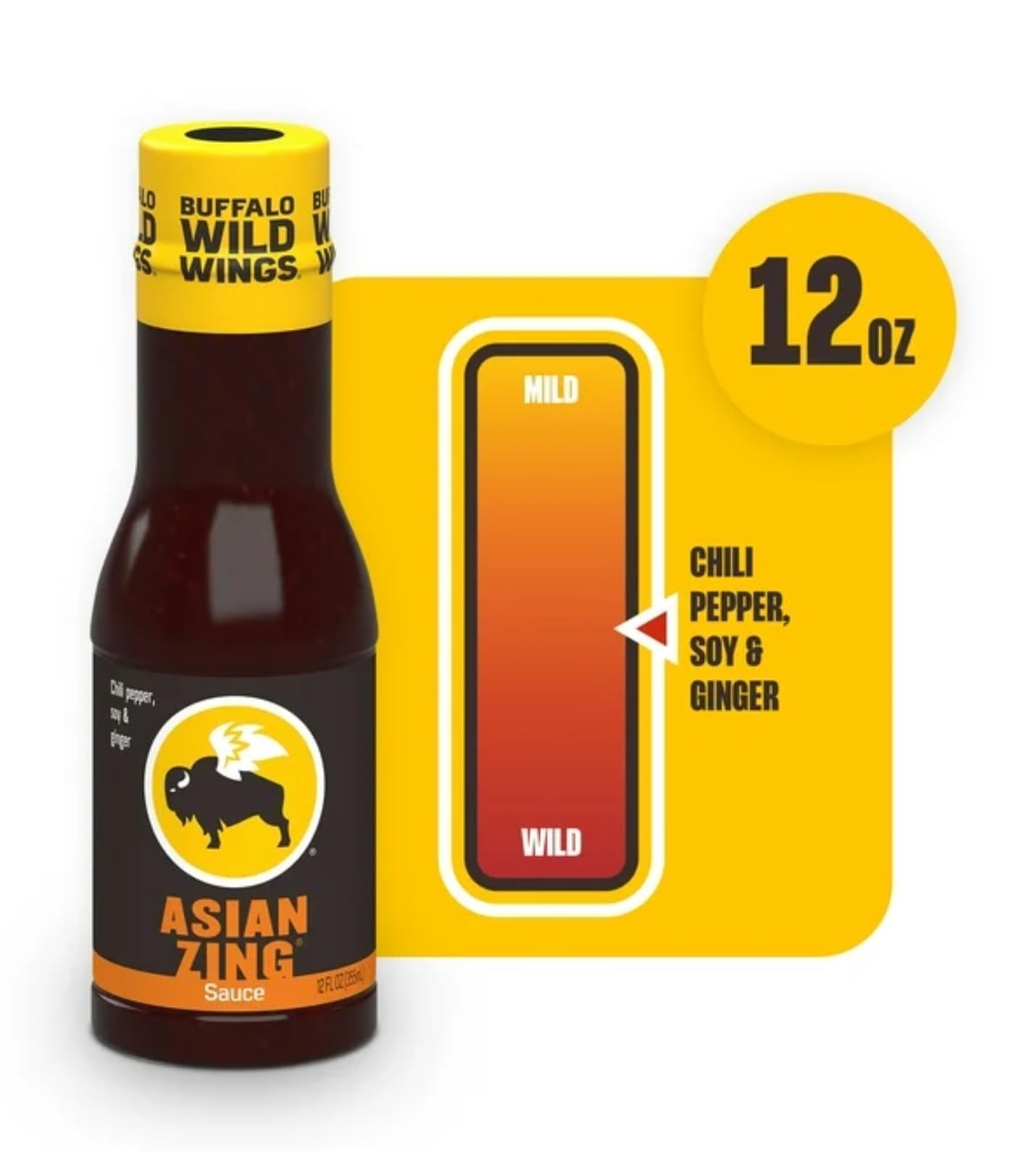 Buffalo Wild Wings Asian Zing Sauce - Pack of 2 - Perfect on Anything - Elevate Your Sauce Game - Delicious Classic Flavors that People Love
