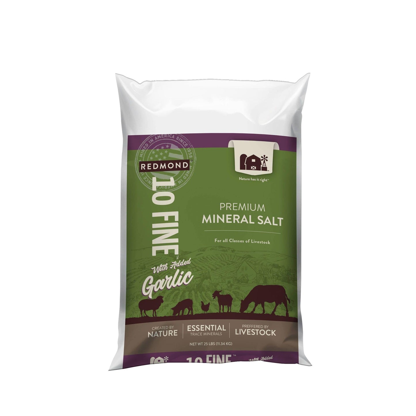 REDMOND 10 Fine with Garlic 25 lb Bag