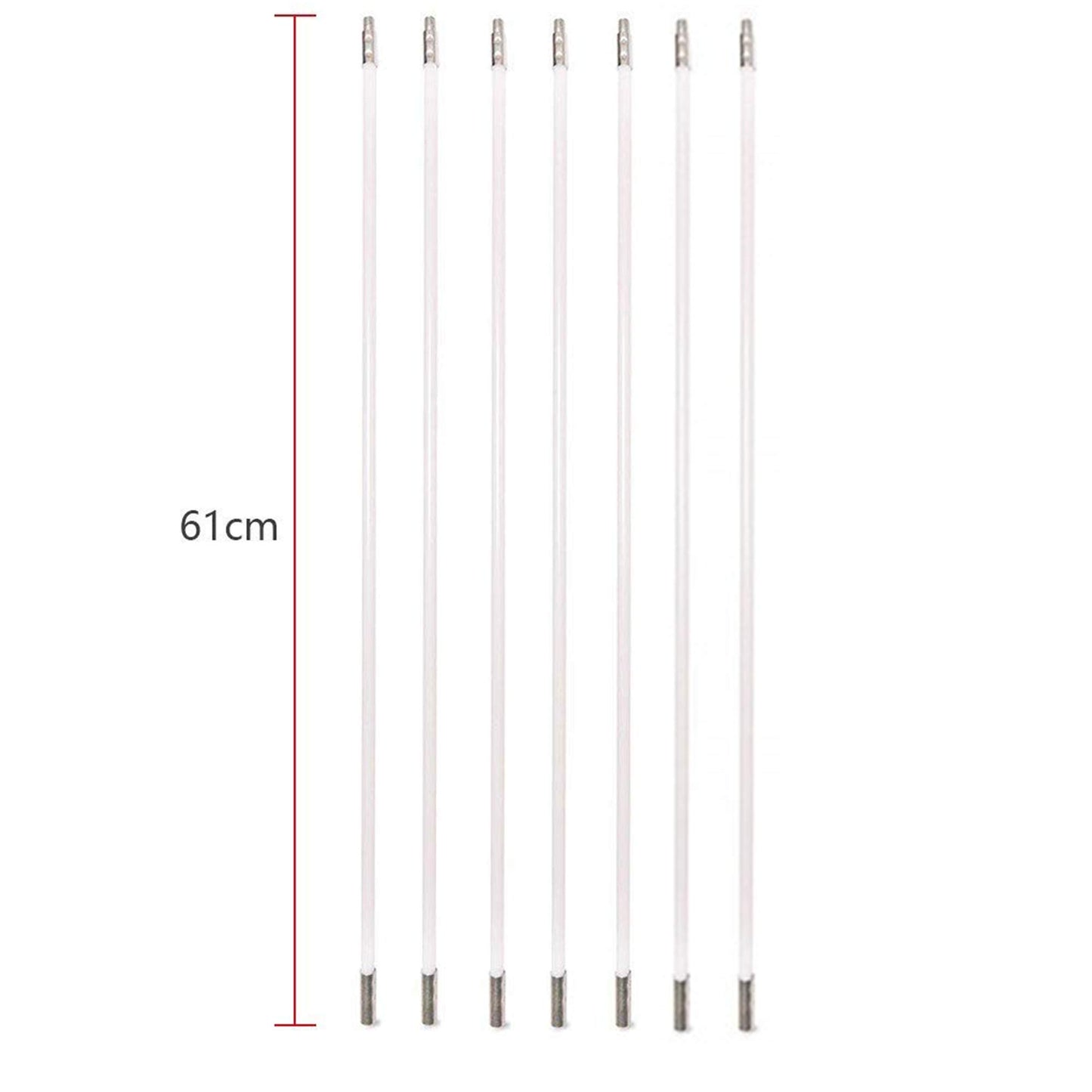 Dryer Vent Cleaner Kit: Dryer Vent Cleaning Rods as Accessories, Only Rods Not Including Brush Head,Extends To Your Require Size (10)