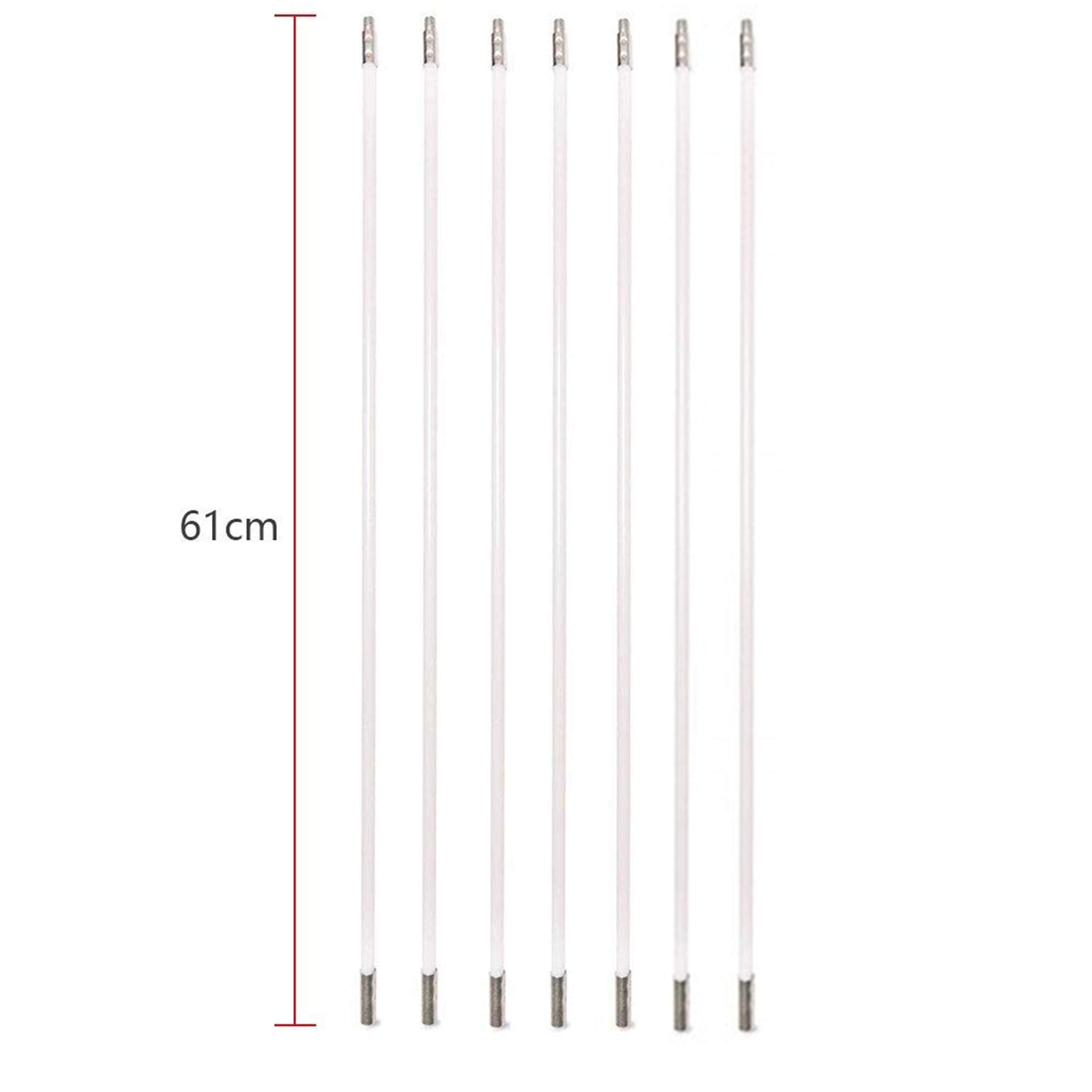 Dryer Vent Cleaner Kit: Dryer Vent Cleaning Rods as Accessories, Only Rods Not Including Brush Head,Extends To Your Require Size (10)