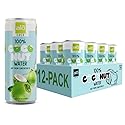 ALO | 100% Pure Coconut Water, Not From Concentrate | 12 Pack | 10.8 oz (320mL) Aluminum Cans