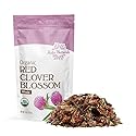Halo Naturals Organic Red Clover Blossom Whole, 4 Ounces (Trifolium pratense) USDA Certified | Resealable Pouch| Packaged in The USA (Pack of 1)