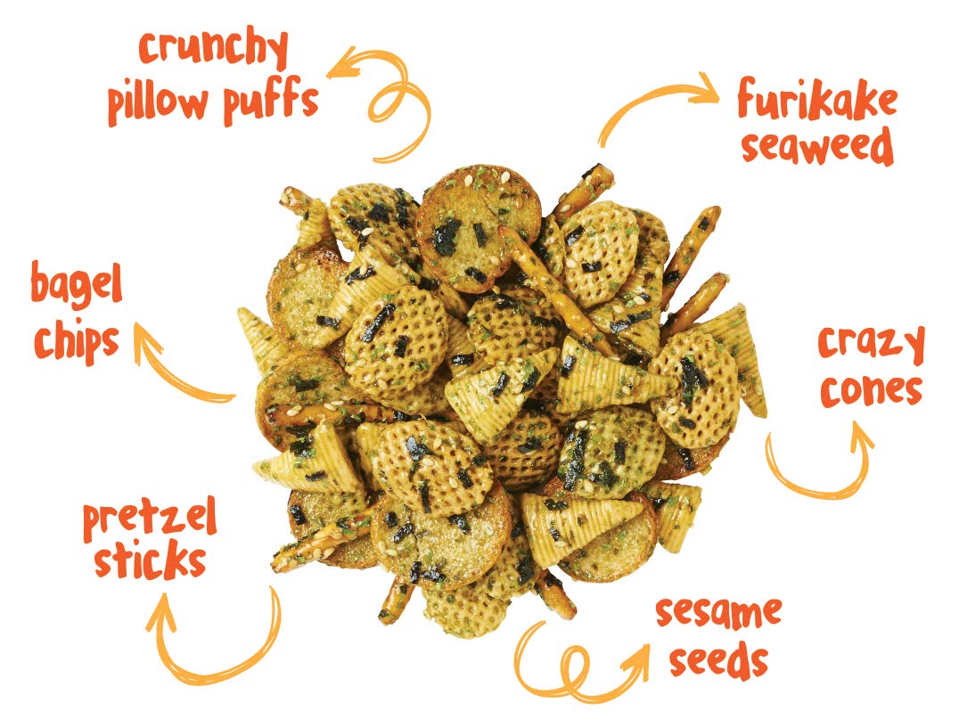 LoloYum Furikake Seaweed Snack Mix (Matcha, 6oz)