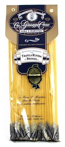 Giuseppe Cocco (4 pack) Angel Hair Artisan Pasta hand-made slow dried in 500g bags from Italy
