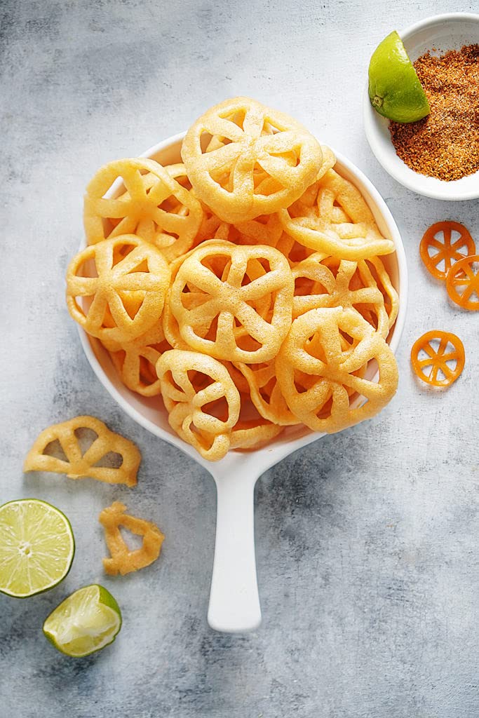 Duritos (Duros) 2LB - Wheat Pinwheels Snacks - Fritura De Rueda - Mexicans Traditional Chicharrones De Harina - Wheel Puffs Chips by LookOn