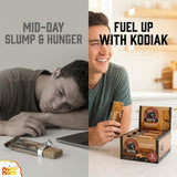 Kodiak Peanut Butter Granola (Pack of 4, 9.5 oz) - Protein Snack Bars - Chocolate Chip Breakfast Bites - Portable Snack Pack with a Random Item - 5