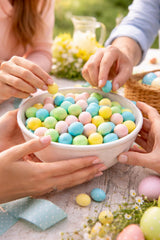Milk Chocolate Eggs Pastel Candy Coated - 2.25 lb Bulk Bag - Solid Milk Chocolate Centers with a Crunchy Candy Shell - Perfect for Easter Baskets