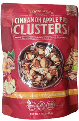 180 Snacks Cinnamon Apple Pie Snack Clusters, Low Sodium - 15 Ounces