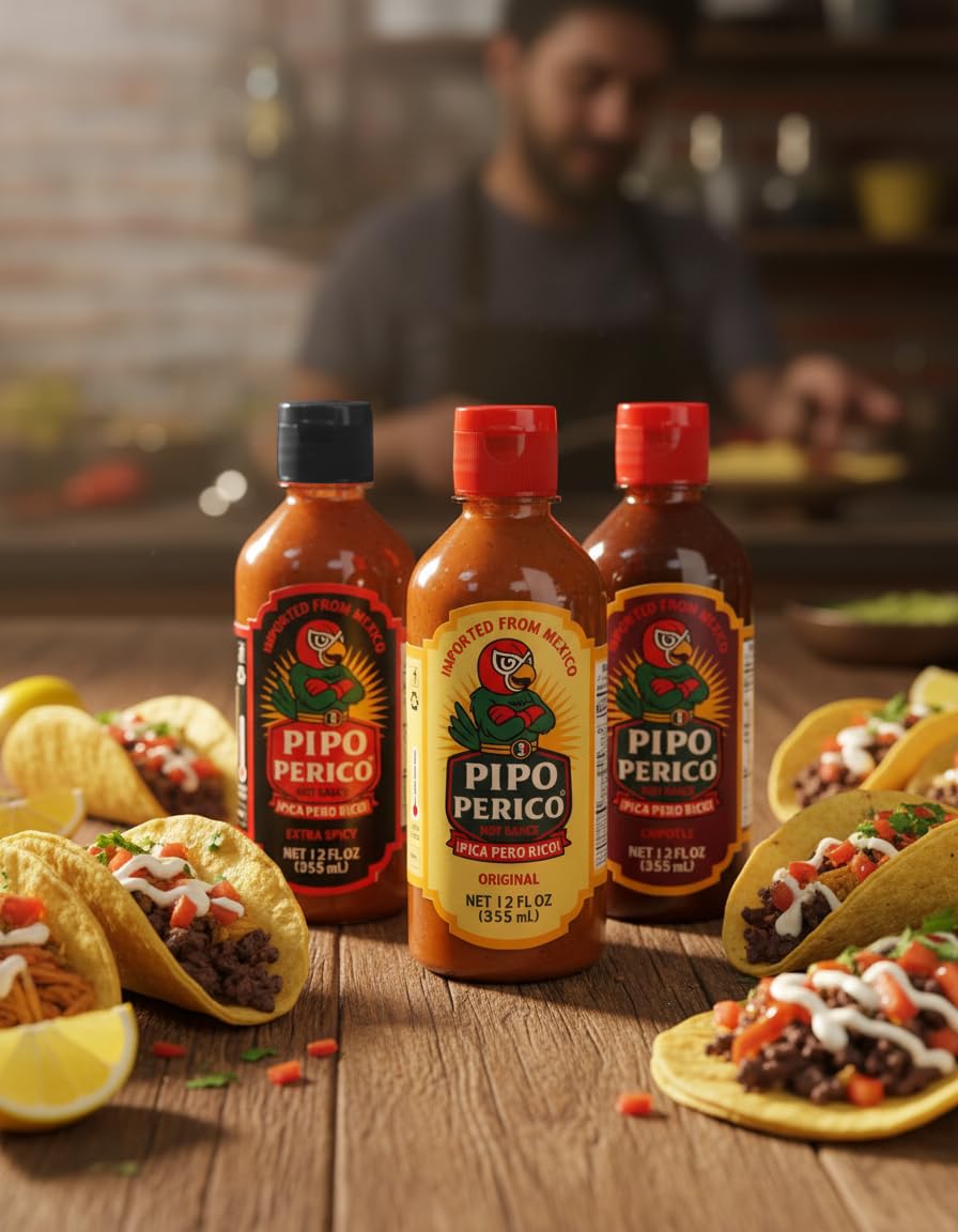 Pipo Perico Mexican Hot Sauce Sampler Pack