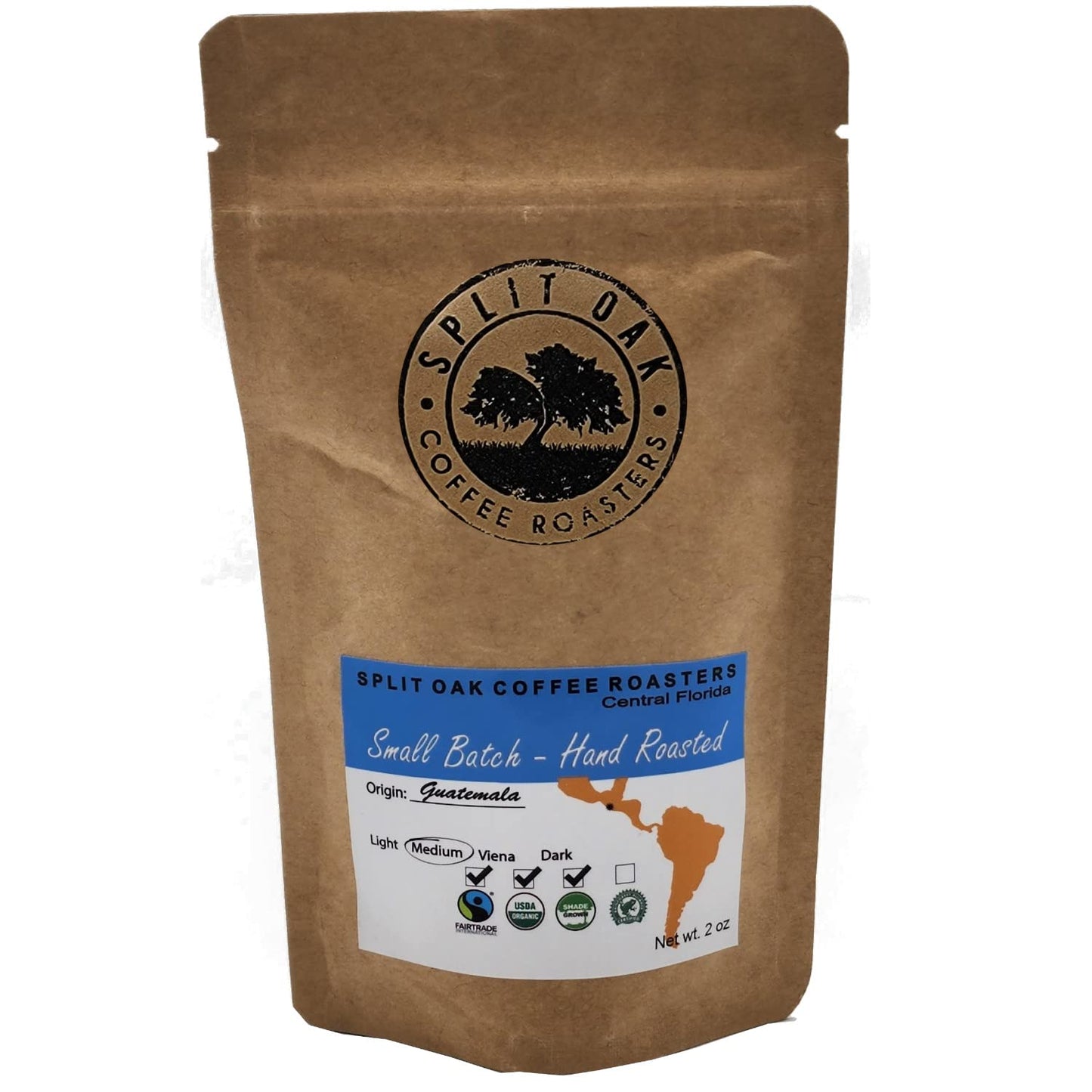 Coffee Samples 5 Pack Gift Set Las Americas. Gourmet Organic Medium Roast whole Bean with Best Beans From Mexico, Guatemala, Peru, Colombia and Brazil