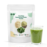 Freeze-Dried Kale Meal Replacement Shake | Powder with Oat & Chia Seeds, Plant Protein Rich Superfood Blend, Supports Energy, Digestive Support