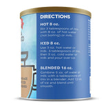 Caffe D'Vita Vanilla Macchiato - 100% Arabica Coffee Latte Mix, Instant Cappuccino Mix, Gluten Free, No Cholesterol, No Hydrogenated Oils, No Trans