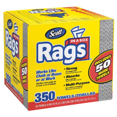 Scott Rags In A Box - 350 Count (4 Pack)