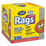 Scott Rags In A Box - 350 Count (4 Pack)