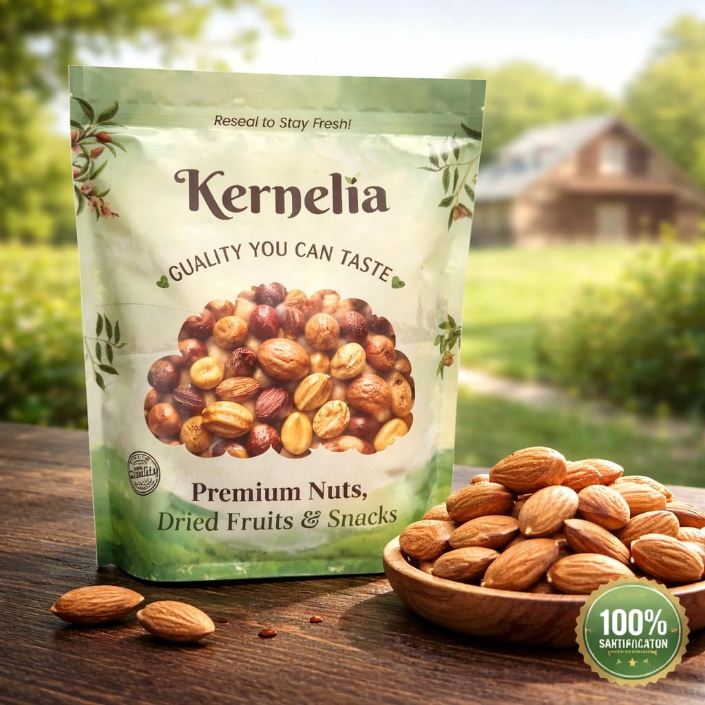 Raw Almonds Unsalted in Shell - Whole California Almonds, Raw Unsalted Nuts, Rich Crunch & Pure Flavor | Shelled Nuts for Snacking, Baking & Bulk, 2