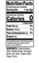 Tia Lupita Chipotle Hot Sauce | 8 oz x 1 Bottle | Flavorful Heat, Medium Spice, Smoky, Full Body | Gluten Free, Non GMO, Sugar Free, Low Sodium, Keto