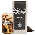 Bizzy Cold Brew Coffee | Decaf Blend | Water Process | Coarse Ground Coffee | Micro Sifted | Specialty Grade | 100% Arabica | 1 LB