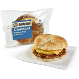 Jimmy Dean Sausage, Egg and Cheese Croissant Sandwiches, 4.5 Ounce -- 24 per case.