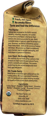 Certified Organic Yerba Mate - Dark Roast 12 oz. loose tea - (Pack of 3)