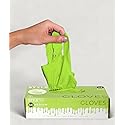 STYLETEK Nitrile Lime Green Glove, Disposable Glove, Powder Free, Thick Quality, Latex-Free, Salon, Home,Gardening, Mutli Use (1, SMALL)