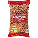 King's Selection x Kirkland Signature Whole Almonds - 3Pounds (in King's Selection Family Bundle Bulk Packaging) - Healthy Snack | High Fiber | High