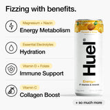 Huel Energy+ | Pineapple & Mango Energy Drink | 200mg Caffeine 35 Calories