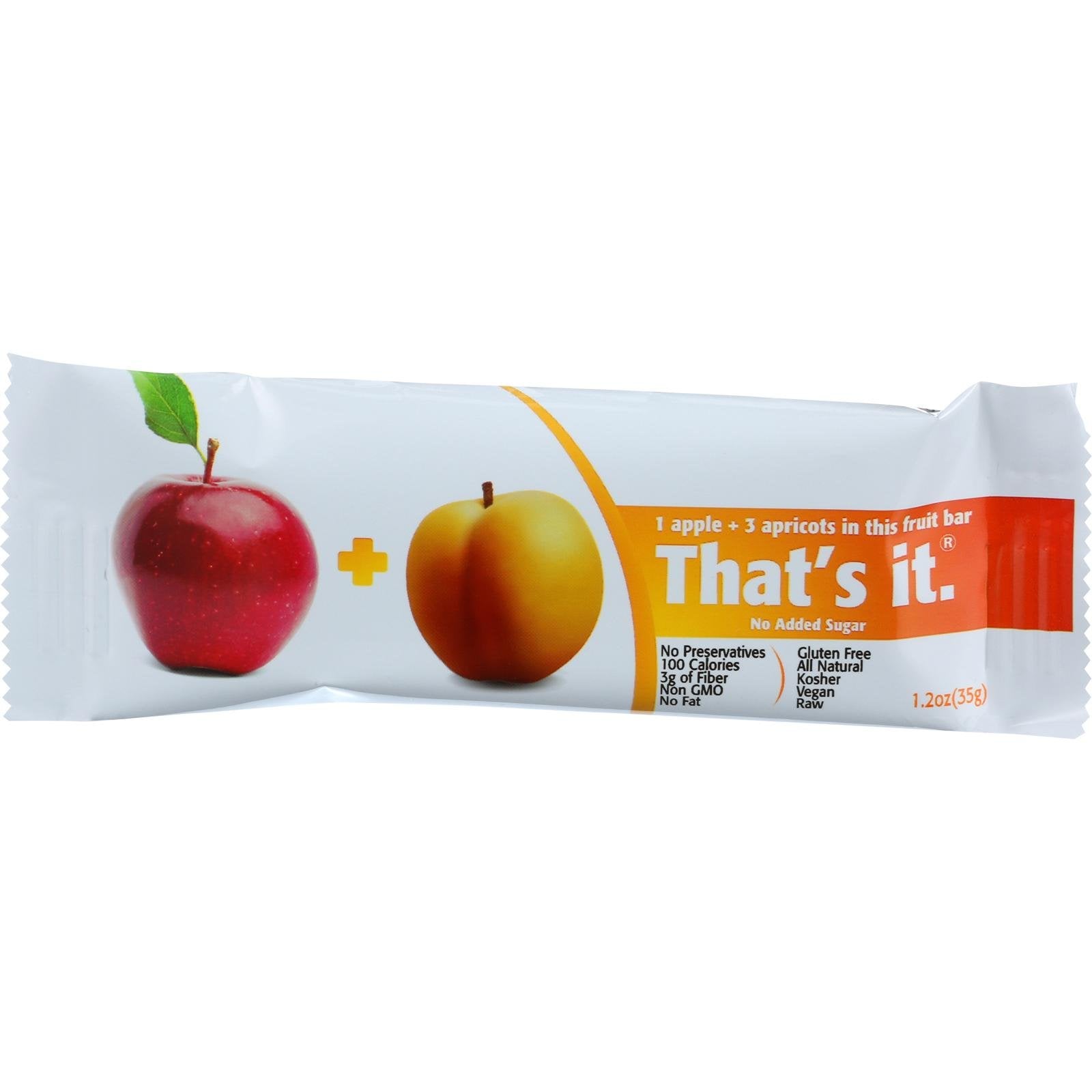 That's It Fruit Bars - Apple & Apricot - 1.2 oz