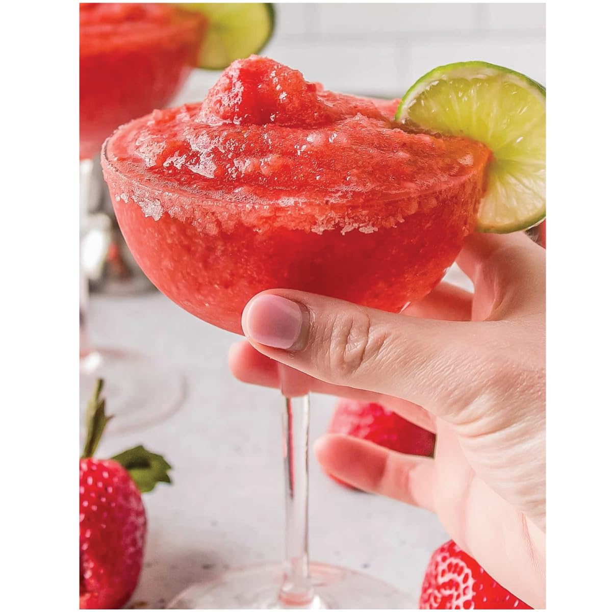 Strawberry Puree Margarita/Daiquiri Frozen Drink Mix | 1 Gallon