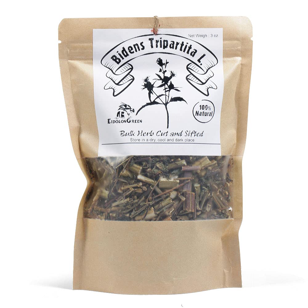 EidolonGreen [China Medicinal Herb] Bidens Tripartita(Bidens Tripartita L./Trifid Bur-marigold/Gui Zhen Cao/???/??? ?) Dried Bulk Herb 3 Oz (88 g)
