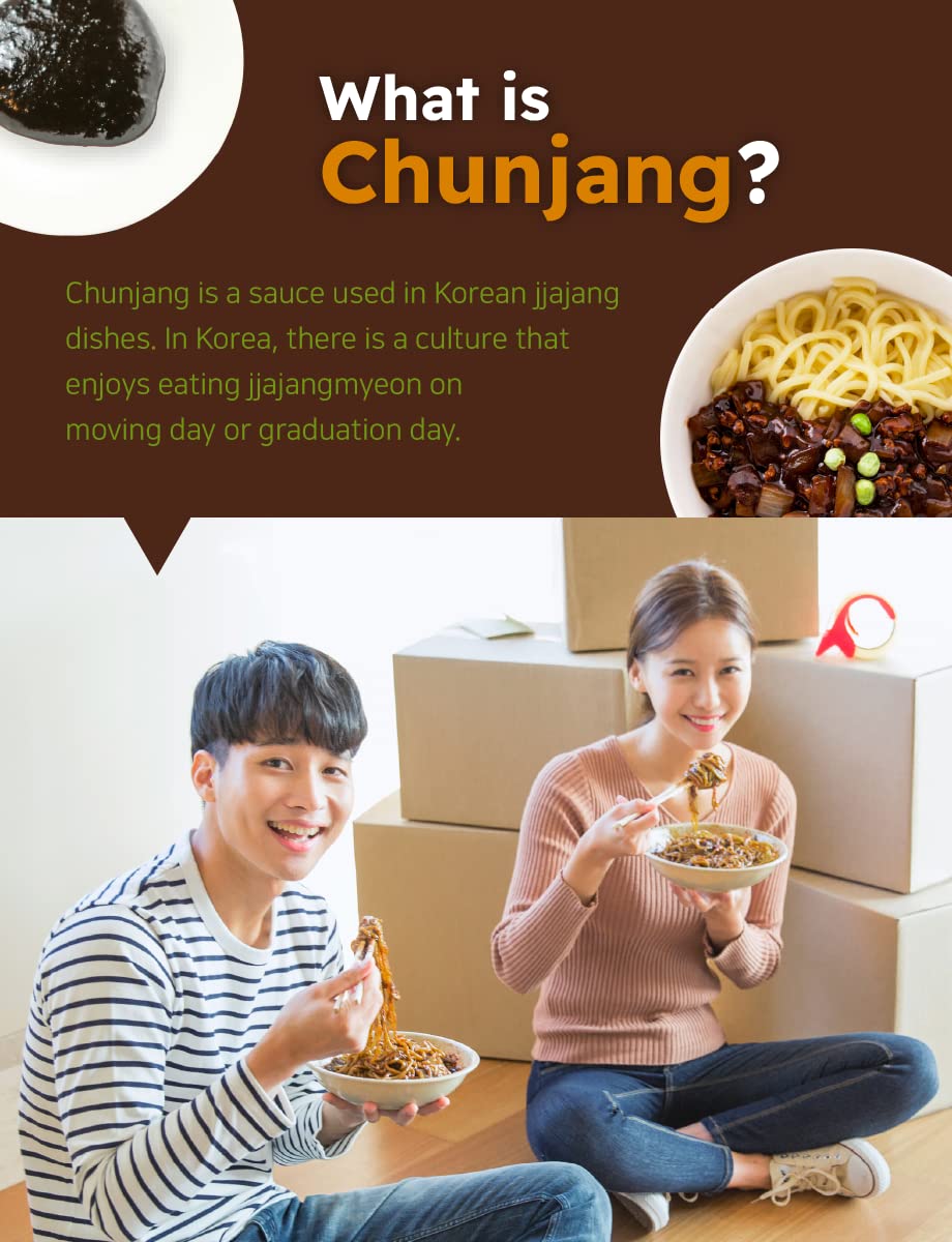 Korean Black Bean Paste Sauce, Chunjang Sauce ??, ???? (Original 300g (Pack of 1))
