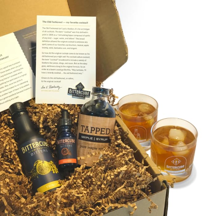 Bittercube Bitters Gift Set Variety Pack for Cocktails (Old Fashioned Kit)