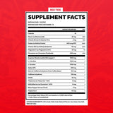 BLK FLG REVENGE Energy Powder Stick Packs - Red Tide (Tiger's Blood) | Sugar Free Focus Supplement with Caffeine & Nootropics | Clean Energy Drink