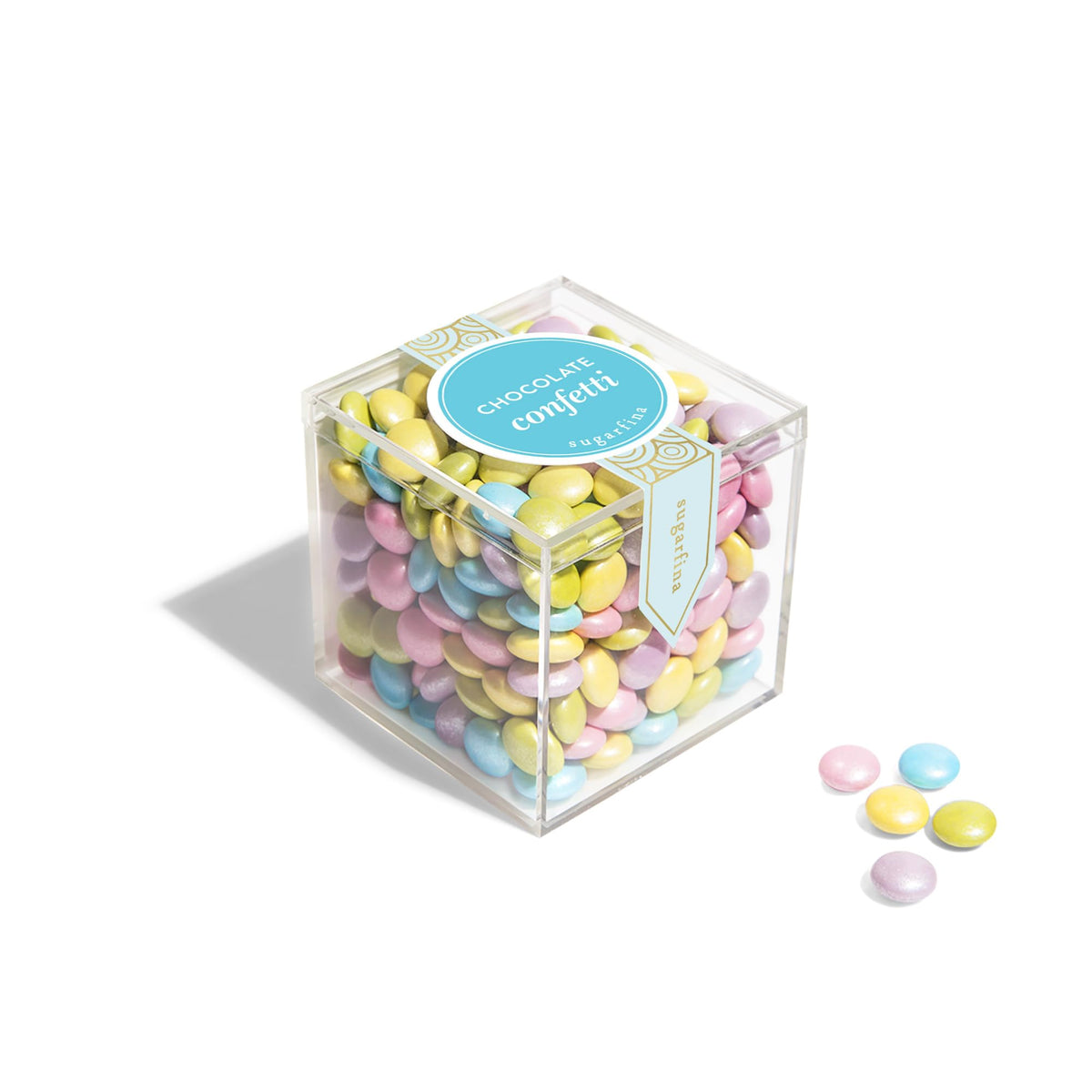 Summer Celebration Candy Cube Bundle, Pack of 4 | Sour Rainbows, Sparkling Stars, Sparkle Pops, Chocolate Confetti