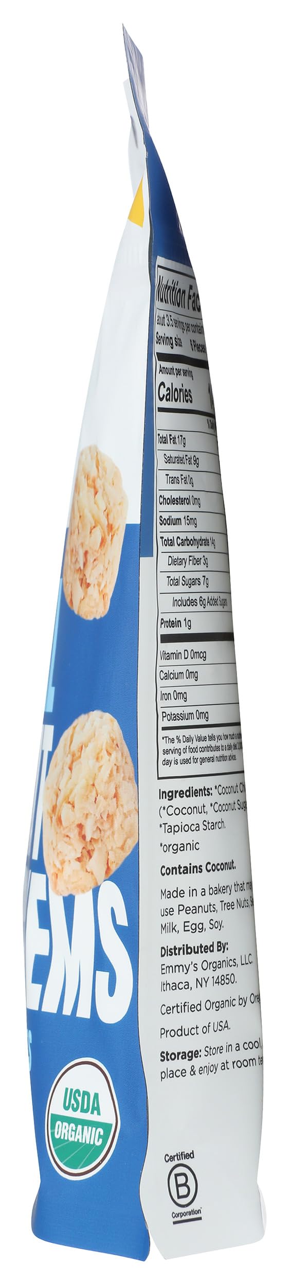 Emmys Organic Original Coconut Crunch'ems, 3.5 OZ