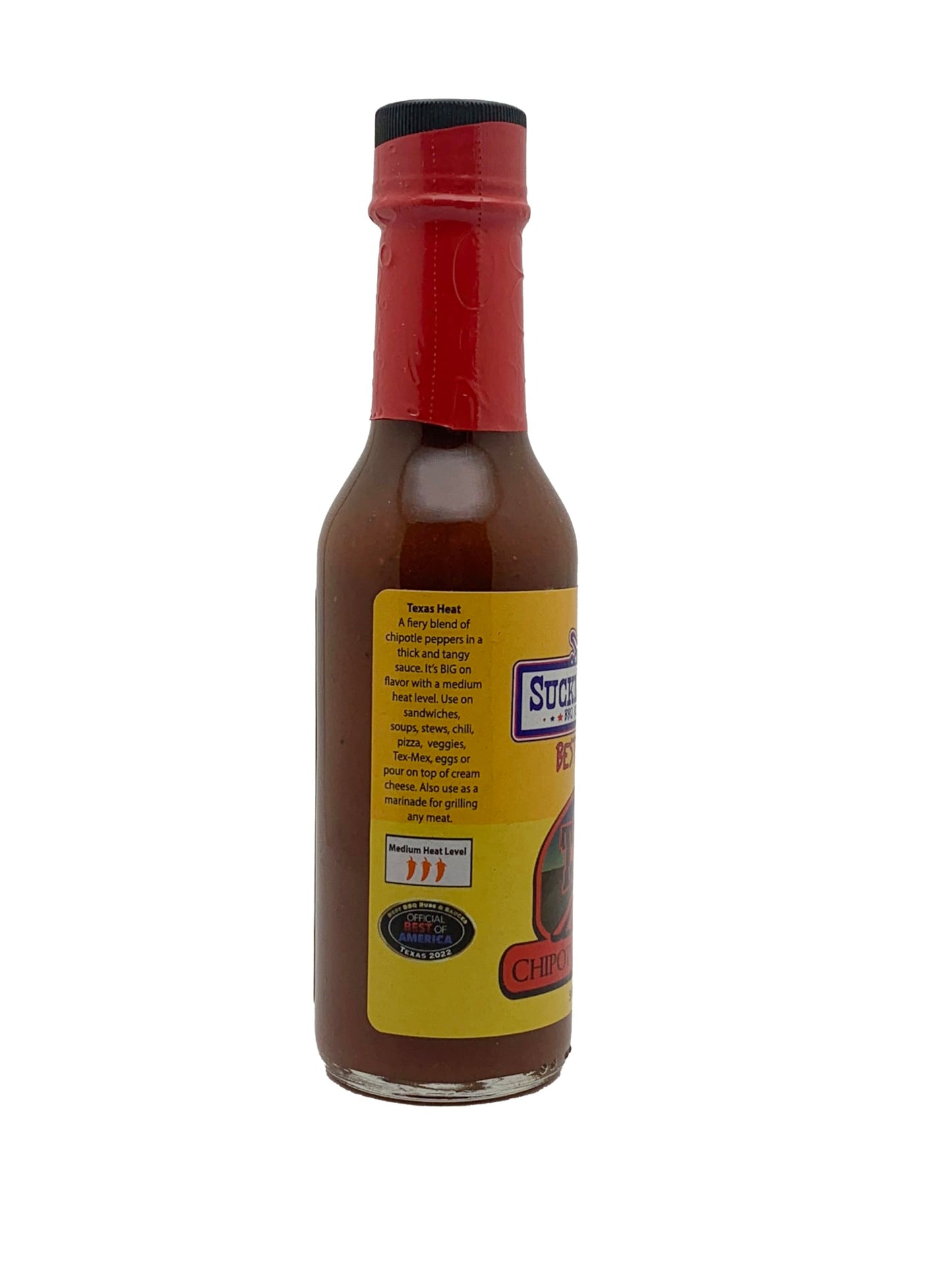 Suckle Busters Texas Heat Premium Pepper Sauce, Chipotle, 5 Ounce